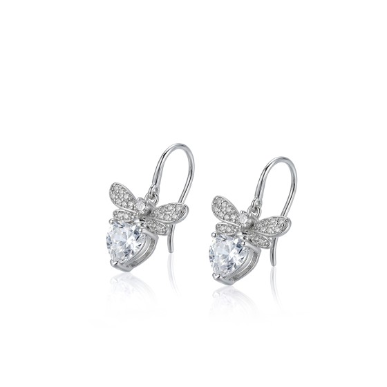 .White Gold Pave Diamond Butterfly